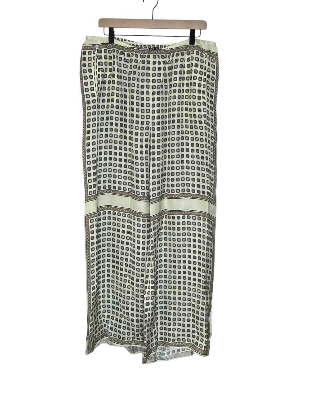 J. Crew Cosmo Wide Leg Pants in Foulard Print 100% Soft Viscose Fabric NWT XL - Picture 5 of 10
